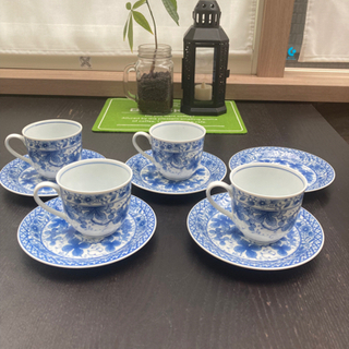 9/30まで　コーヒーカップ&ソーサー　4客