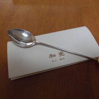 銀座和光の銀のティースプーンセット６本（未使用）の画像