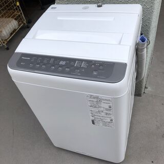 美品★Panasonic 全自動洗濯機 NA-F60PB14 2020年製 6kg パナソニック 一人暮らし 同棲 白 