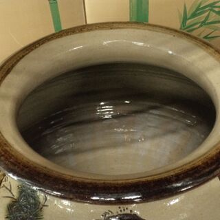 【愛品倶楽部柏店】古有田 唐船窯 梅丑作 大花瓶の画像