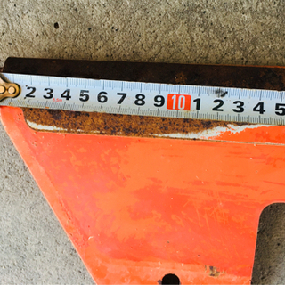 クボタ　トラクター　ロータリーカバー左右セット　中古の画像