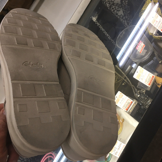 S188　クラークス★CLARKS★ベージュ★スエード★26cmの画像