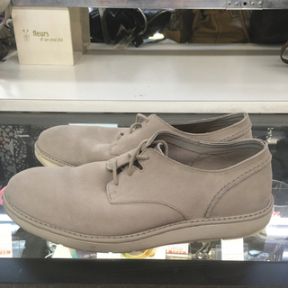 S188　クラークス★CLARKS★ベージュ★スエード★26cmの画像