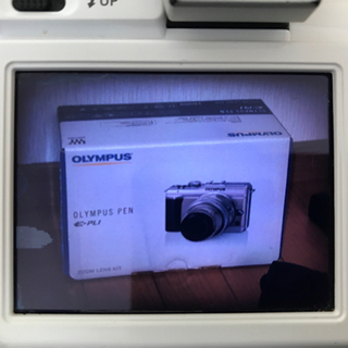 お取引中　デジカメ　一眼レフ　オリンパスペン　EPL-1 電子ファインダー付き　ジャンクの画像
