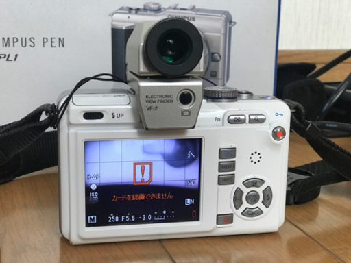 お取引中　デジカメ　一眼レフ　オリンパスペン　EPL-1 電子ファインダー付き　ジャンク
