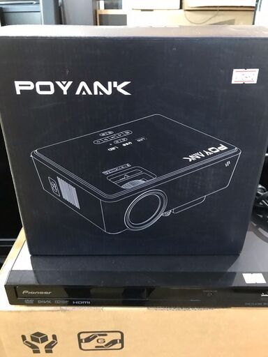 新同品！！！　ＨＤＭＩ/ＵＳＢ対応　ＰＯＹ　ＡＮＫ　ＬＥＤプロジェクター　６，９８０円（税込み）