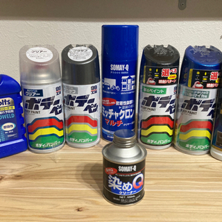 新品塗料類とメンテナンス剤