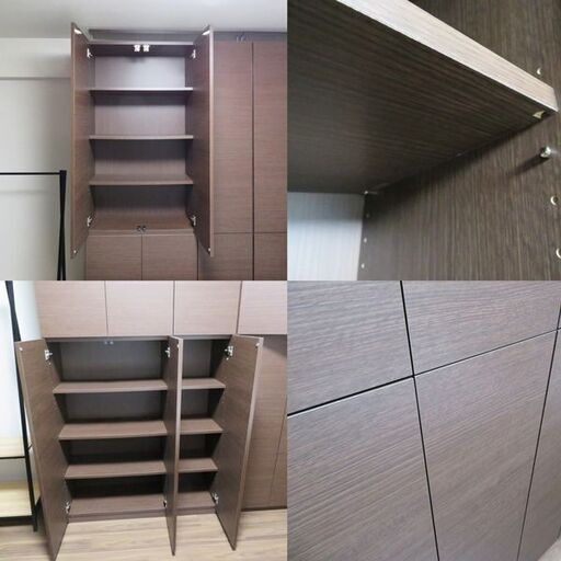 【2020年購入】突っ張り書棚収納　本棚 W100×D35×H237～251cm (JD81)