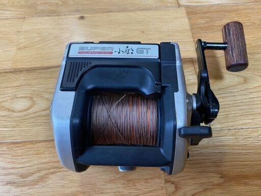 値下げ！シマノ 船釣り SUPER小船　GT3000 SHIMANO LINE NO.8=200m 　リール BALL BEARING