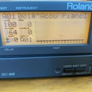 値引き！音源 SC-88 ROLAND SOUND CANVAS （DTM) 美品 イヤホンR