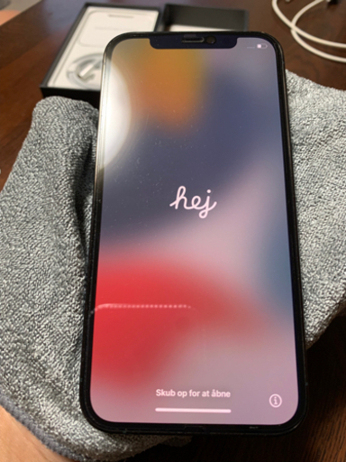 【美品】iphone12pro 512gb SIMフリー  Appleで購入　パシフィックブルー
