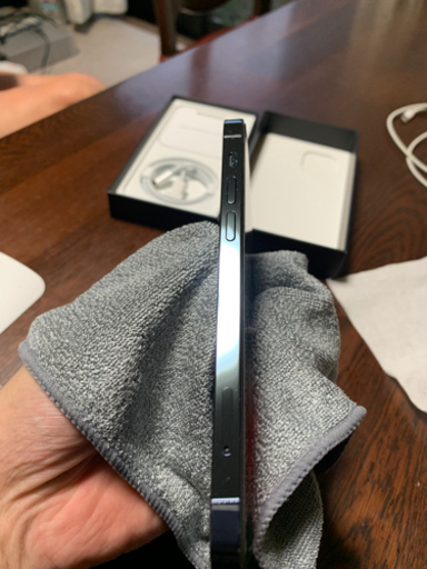 【美品】iphone12pro 512gb SIMフリー  Appleで購入　パシフィックブルー