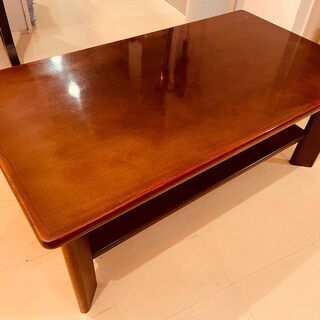 【0円】木製ローテーブル【美品】