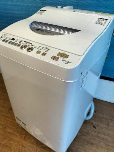 注目商品その３０！！シャープ（ SHARP）ES-TG55L-A 全自動洗濯機Ag+イオンコート 　5.5Kg 2014年製