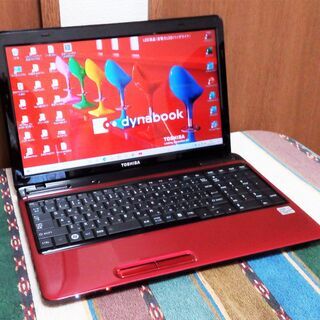 🔴特価！/💗dynabook モデナレッド/高性能🆙Core i5/光速SSD240GB/快適♪メモリ4GB/Office 2019📔✎/DVDRW(コピー可)💿/SDカードスロット♪/HDMI📺/すぐ繋がるWi-Fi📶/すぐ使えるWindows10♪/点検整備清掃済み😊/Mo.10921の画像
