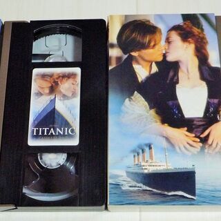 ☆TITANIC タイタニック 2枚組 FXVS-0421ビデオ◆VHSレオナルド・ディカプリオ出世作の画像