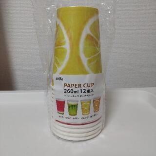 紙コップ　フルーツ柄