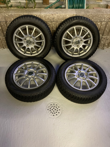 アルミホイール、スタッドレスタイヤ155/65R13、