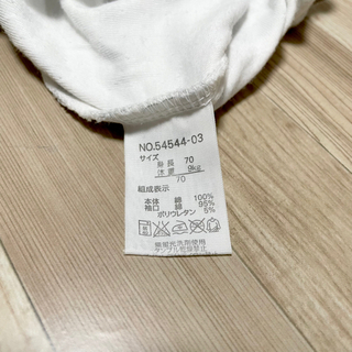 取引中　95. サイズ70 ピングー　長袖　ベビー　ロンパースの画像