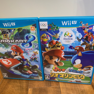 WiiUゲームソフト（マリオカート8、マリオソニックリオオリンピック）