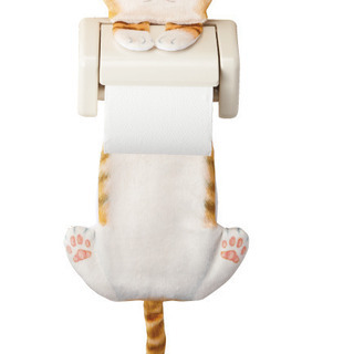 【新品】フェリシモ猫部「猫さんがトイレに遊びに来てしまったような...