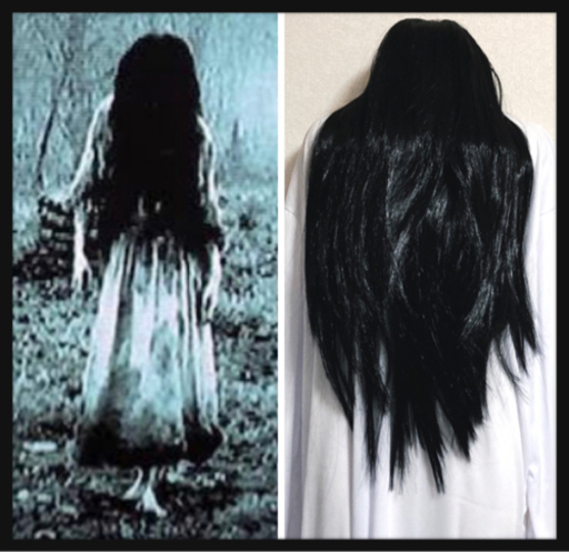 ご購入者様決定꒰未使用꒱貞子コスプレ 白装束ハロウィン ドッキリ企画お化け屋敷 XLサイズOK