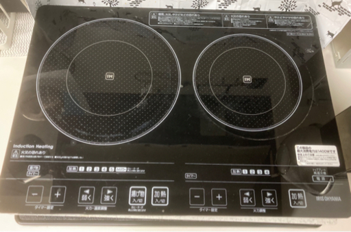 【確定】【現金2000円】【中古】14年製　IHヒーター2口