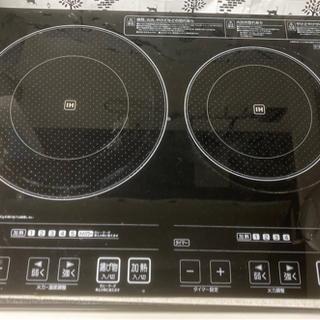 【確定】【現金2000円】【中古】14年製　IHヒーター2口の画像
