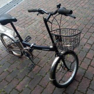 ★折りたたみ自転車　ブラック　の画像