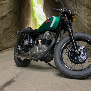 ドラム最終型！！ SR400カフェレーサーカスタム XS650カ...