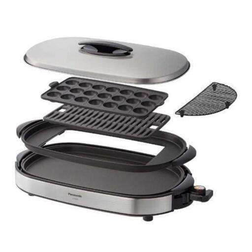 新品未使用　ホットプレート Panasonic NF-W300-S