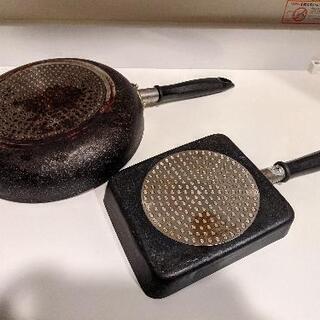 【譲先決定】フライパン　卵焼き器　セットの画像