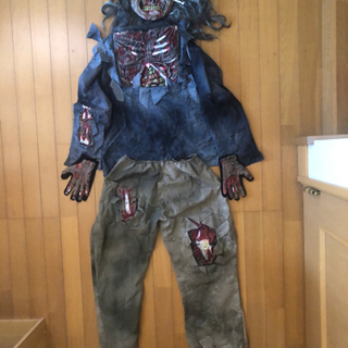 【購入者決定済】ハロウィン ゾンビの衣装 着ぐるみ コスプレ他　中古