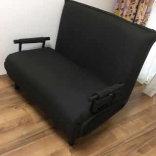黒ソファベッド