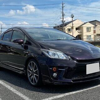 H24年式 車検R5/8/31 後期 プリウス Sツーリング G...