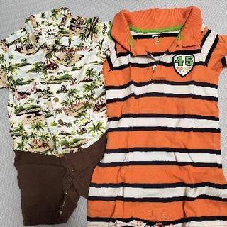 美品〜ベビー服水着帽子！