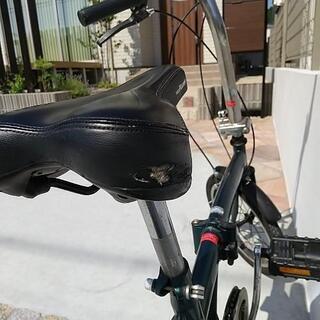 折り畳み自転車 16inch シマノ製 6段変速 モスグリーンの画像