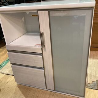 【愛品館市原店】ニトリ（NITORI）ミドルキッチンカウンターポスティア90【管理IKB007175-104】