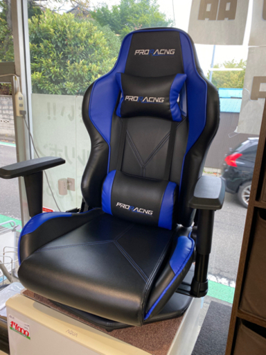 PRORACING ゲーミングチェア イス 2020モデル 座椅子 無段階リクライニング