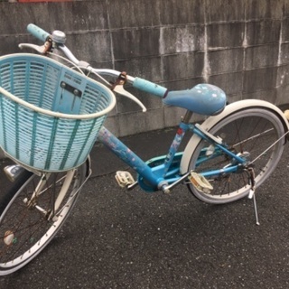 子供用自転車 20インチ　女の子　ヘルメット