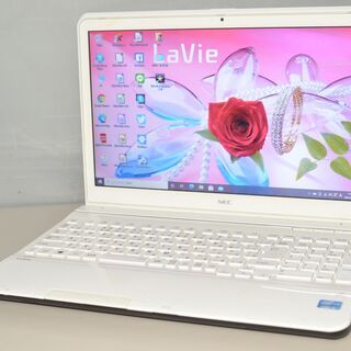 最新Windows10+office 新品爆速SSD256GB NEC LS550/L core i5/4GB/15.6