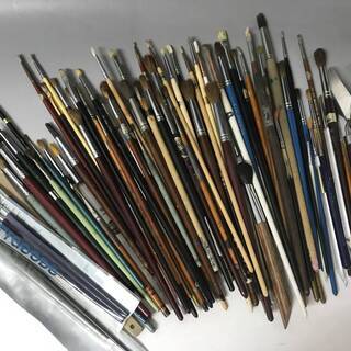 ⭕⭕⭕NI1/50 絵筆 まとめて100本以上 画筆 ナイフ 水...
