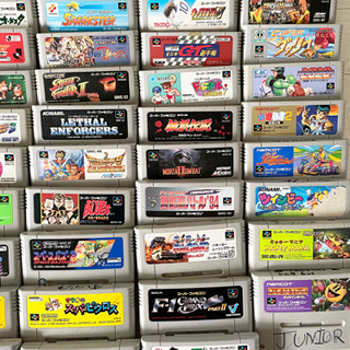 まとめ売り　48本　スーパーファミコン　ゲーム　テレビゲーム　ソフト　本体　リモコン　ゲームソフト　ゲーム機の画像
