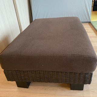 オットマン★ アジアン家具★ブラウン(茶)