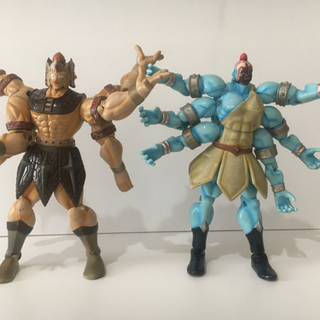 キン肉マンキャラクタのフィギュア