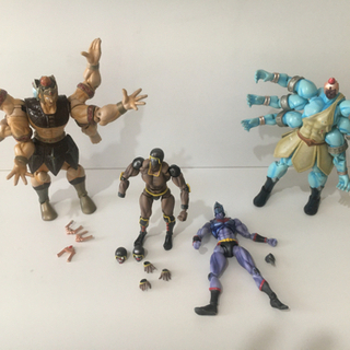 キン肉マンキャラクタのフィギュアの画像