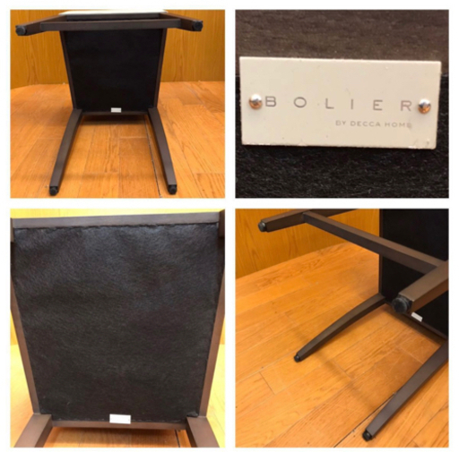 ★モデルルーム展示品★DECCA HOME Chair★BOLIER★ダイニングチェア★4脚★デッカホーム★高級★マイケルヴァンダービ