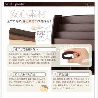 棚付 絵本ラック ラージサイズの画像