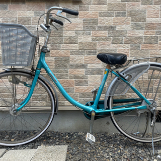 26インチ⭐︎ブリヂストン自転車　ライトグリーンBridgest...