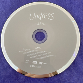 Beni undress DVDのみ